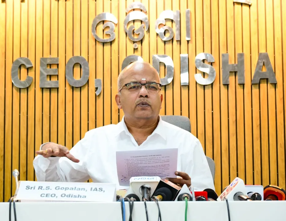  Chief Electoral Officer of Odisha, RS Gopalan 