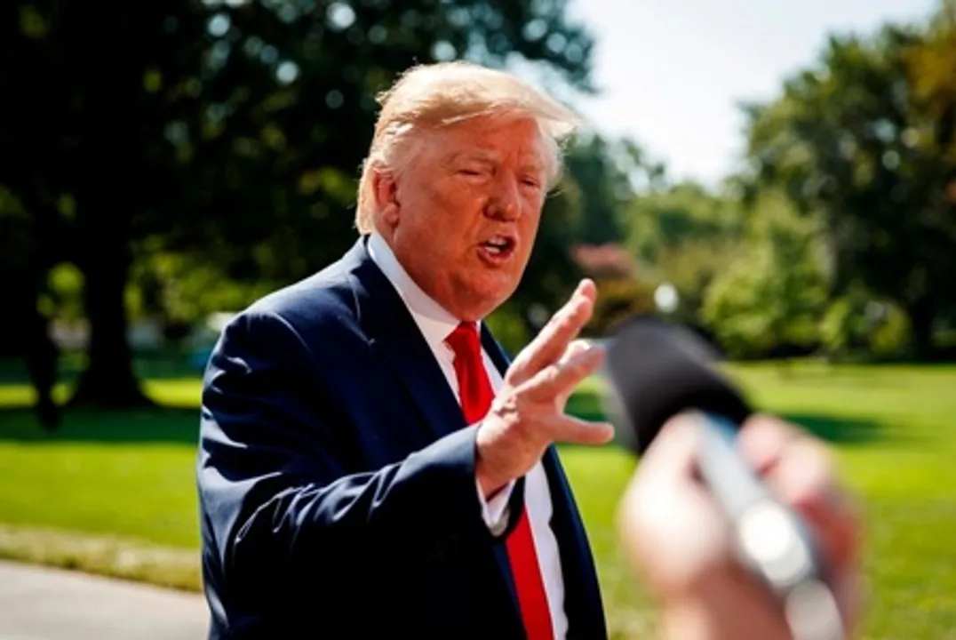  US President Donald Trump 