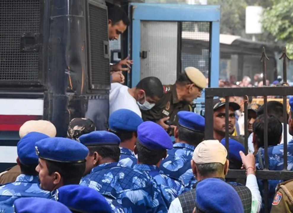  Anmol Bishnoi being taken to special court amid tight security 