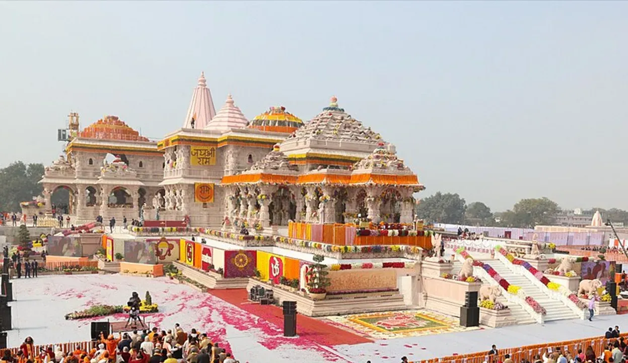  Ram Janmabhoomi Temple at Ayodhya. 