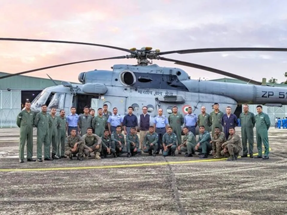  Indian Air Force personnel who took part in Operation Sagar Bandhu 