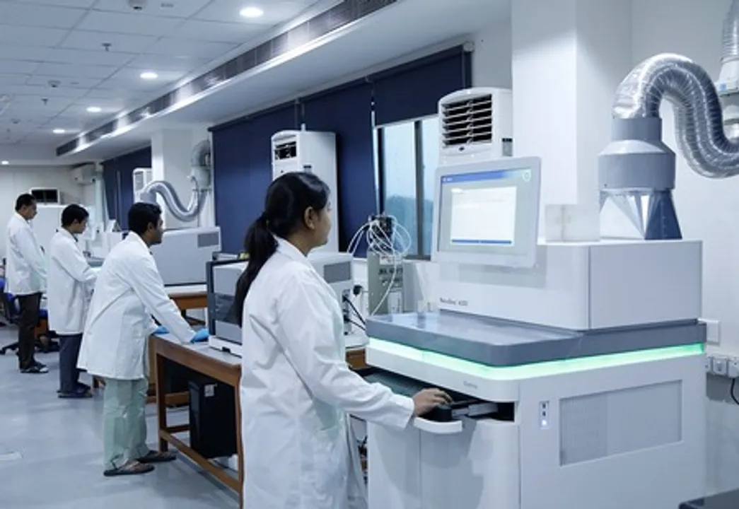  Researchers at a laboratory 