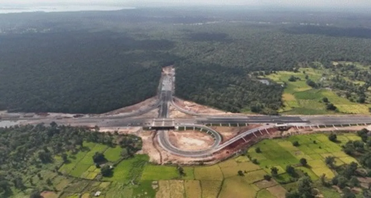  The economic corridor being developed by the Ministry of Road Transport & Highways.  