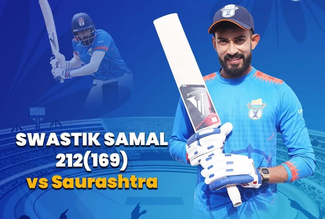  Vijay Hazare Trophy: Odisha's Swastik Samal sets record with double century and 4th highest score in tournament's history