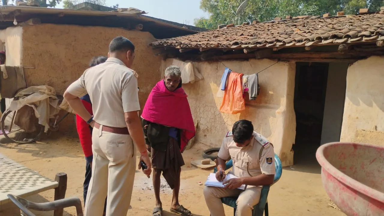  Hemagiri Police's investigation is underway at the village where woman was murdered by husband 