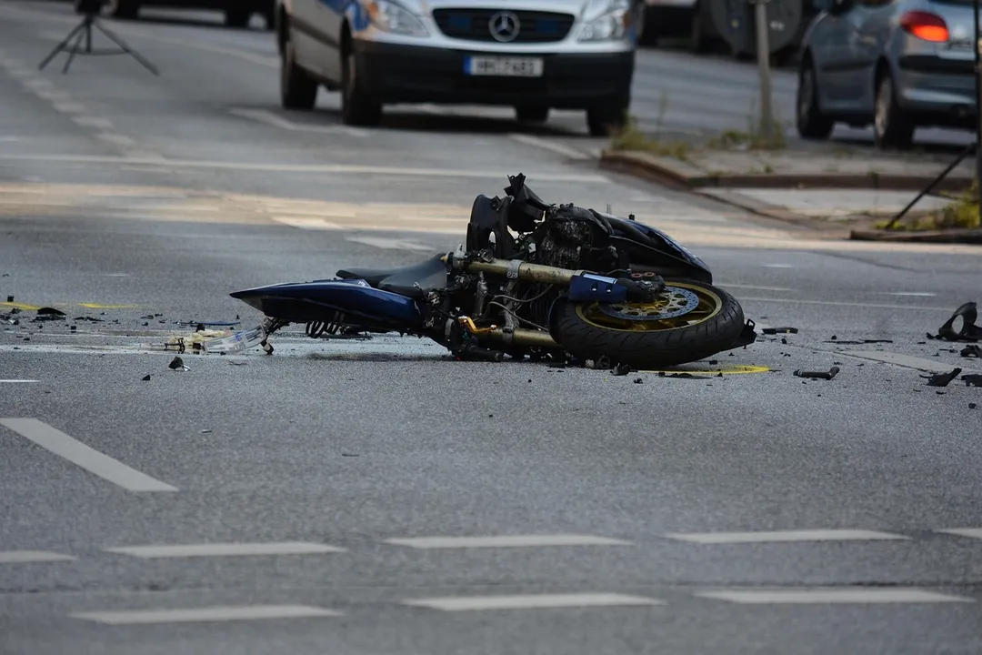  Motorcycle accident Photograph: (Representative pic) 