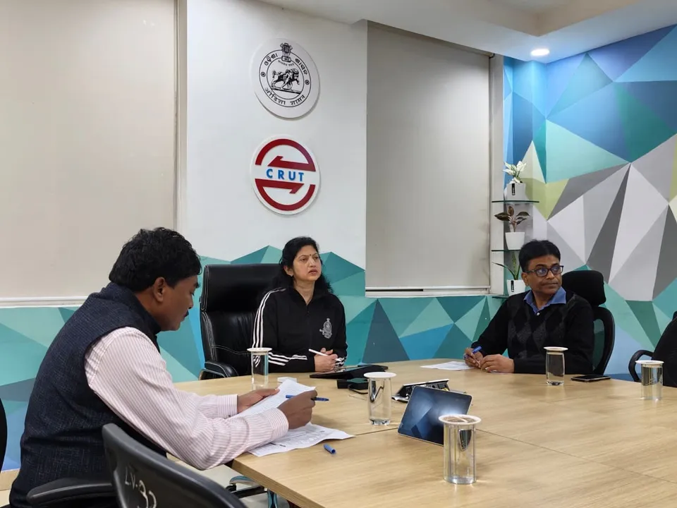 A high-level committee meeting on the operations of AMA Bus operations held at CRUT office in Bhubaneswar 
