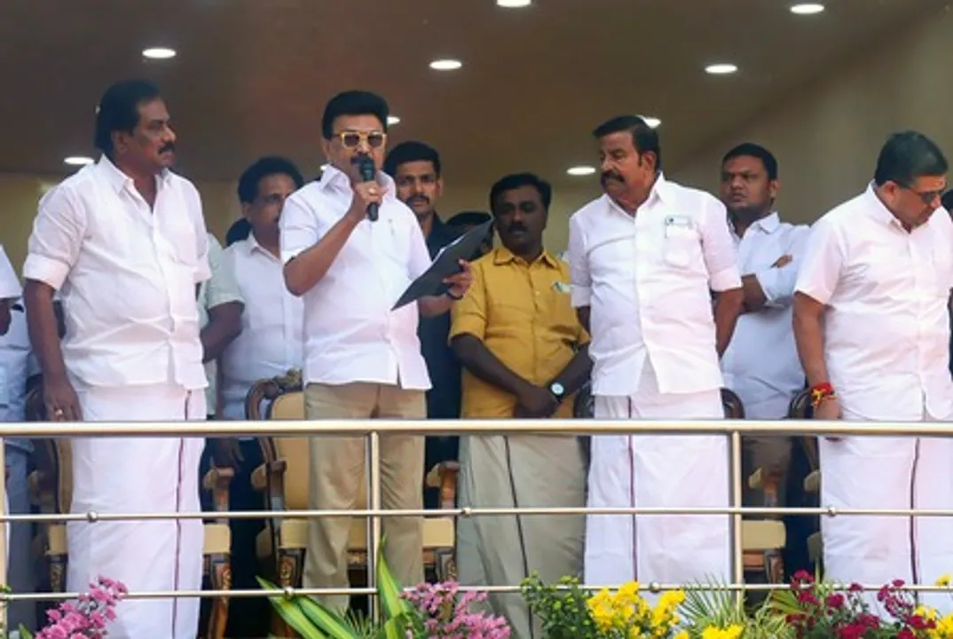   Tamil Nadu Chief Minister M. K. Stalin.  