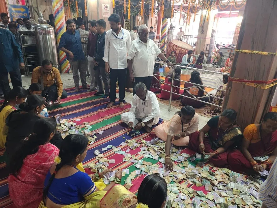 Over ₹1.5 crore cash found in hundi of Maa Majhighariani temple in Rayagada