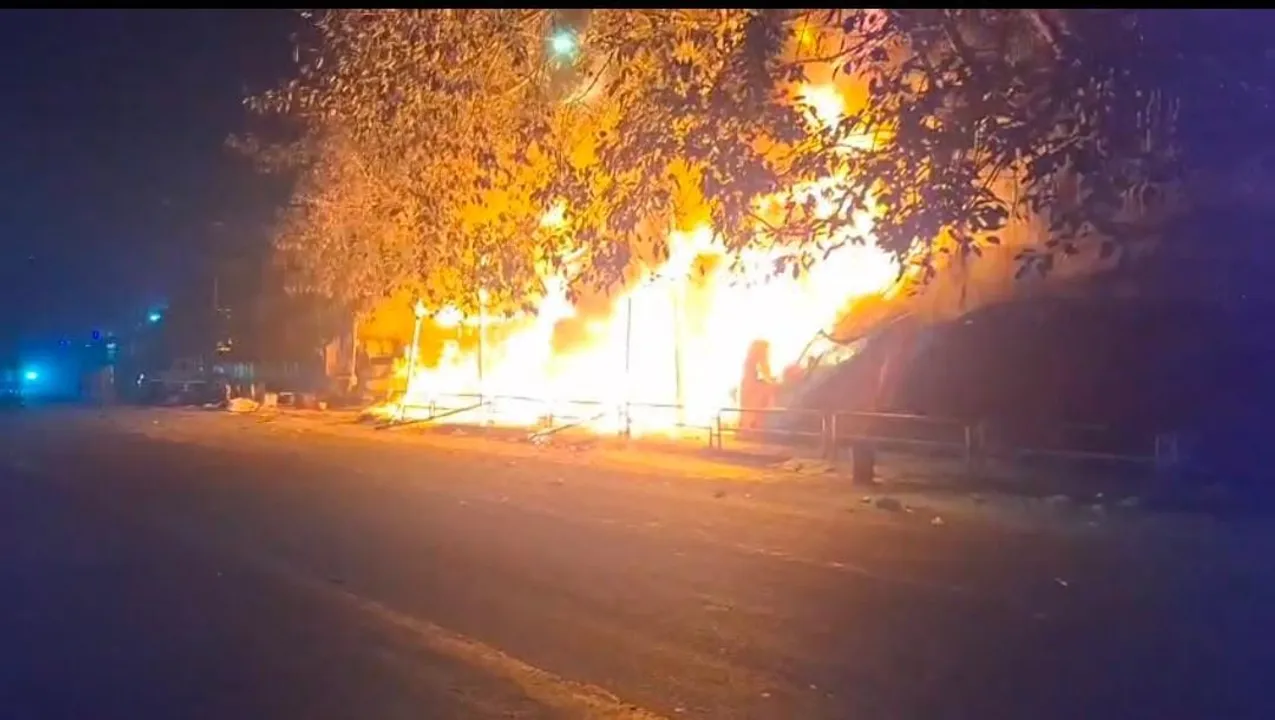  In Pics: Major Fire Mishap at Unit-I Market in Bhubaneswar