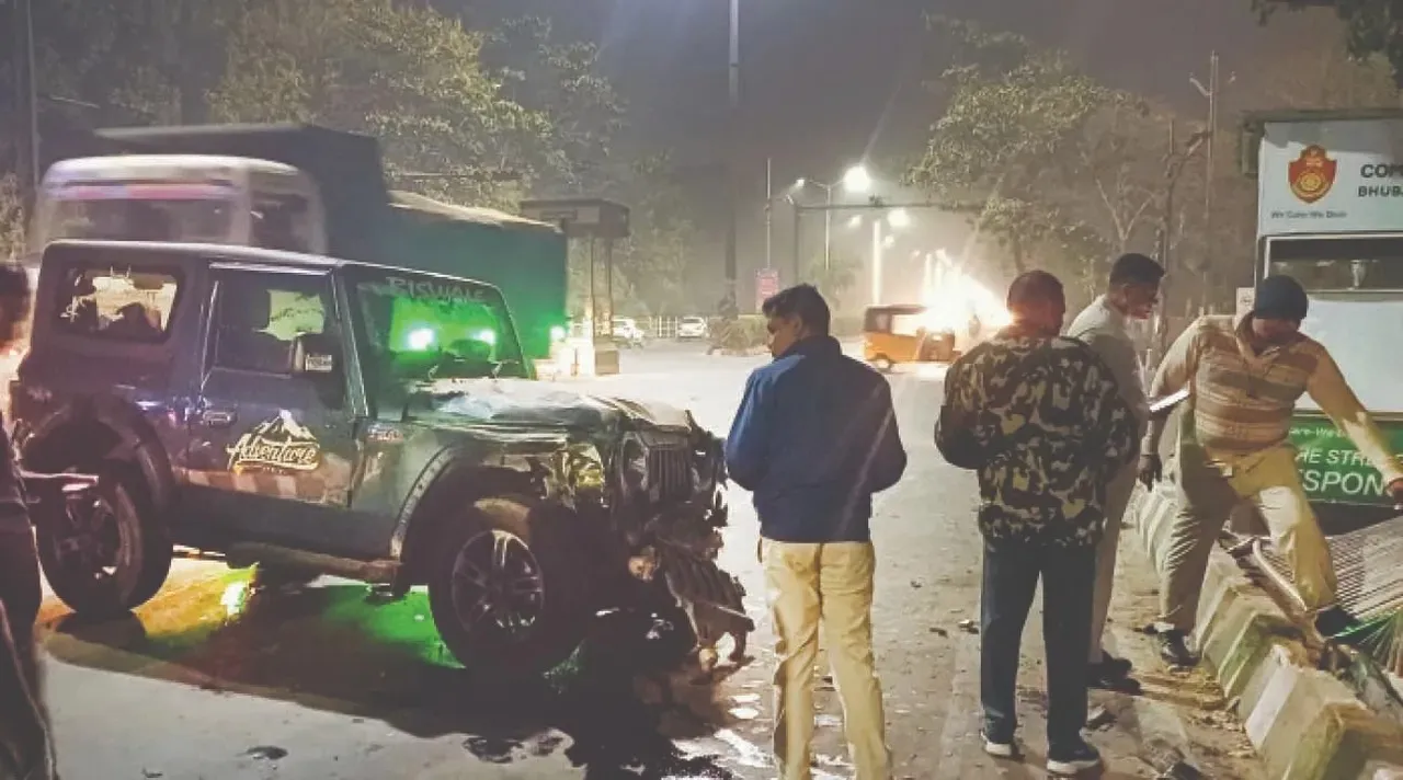  Bhubaneswar: Youth killed as Thar SUV hits motorcycle at Capital Hospital Square