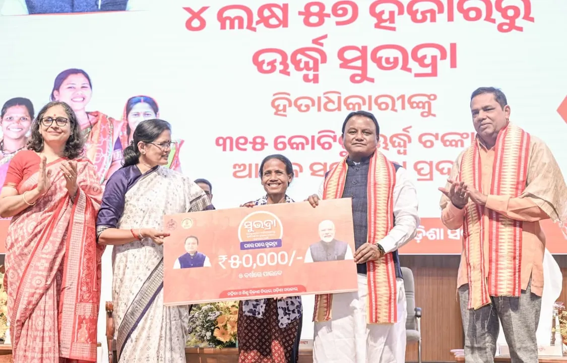  Around 4.57 Lakh Women Receive Financial Assistance Under Subhadra Scheme