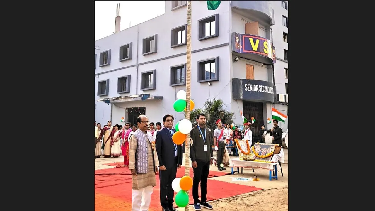  Vivekananda Shiksha Kendra celebrates 77th Republic Day with patriotic fervour