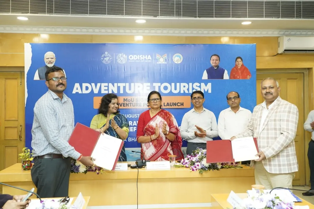  MoUs are signed in presence of Deputy CM Pravati Parida and Chief Secretary Anu Garg in Bhubaneswar. 