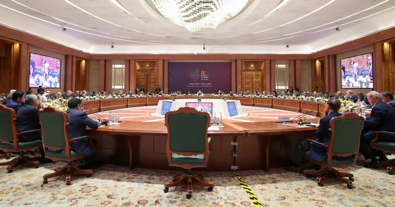  The AI Impact Summit 2026 concluded with the adoption of the New Delhi Declaration on AI Impact Photograph: (Ministry of Information and Broadcasting/X) 