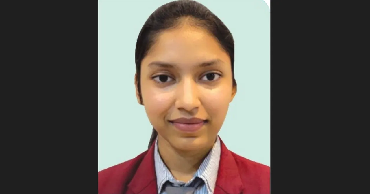  Vedic International School, Sambalpur, alumna Riya Agrawal.  