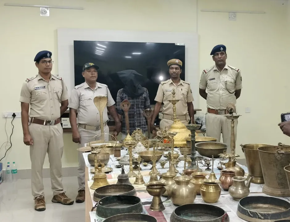  3 siblings involved in series of temple theft cases in Odisha nabbed