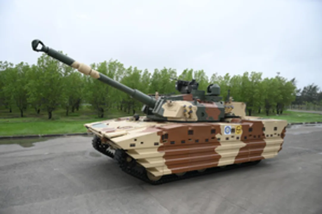  Indian Light Tank 'Zorawar' clears field firing trials in deserts