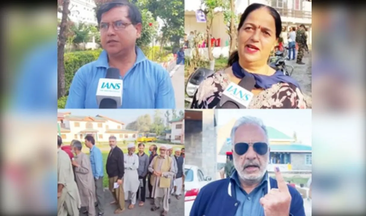  Development, peace on people's minds as J&K votes after 10-year hiatus