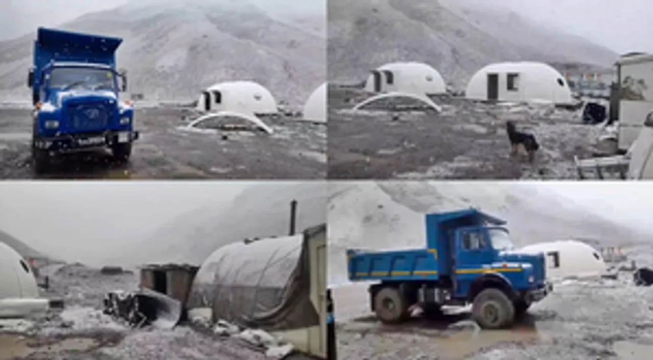  Uttarakhand: Chamoli experiences season's first snowfall