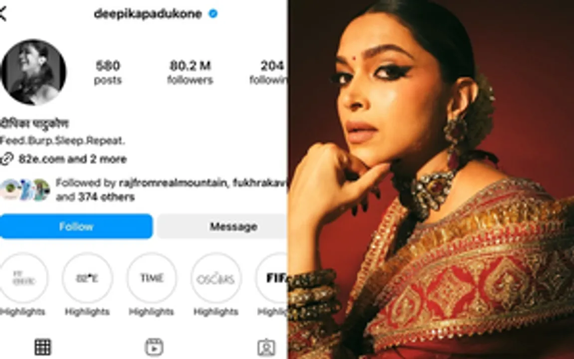  Deepika Padukone updates her Instagram bio: Feed, burp, sleep, repeat