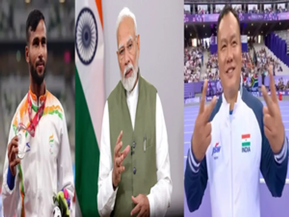  PM Modi applauds Praveen Kumar, Hokato Sema for Paralympics medals