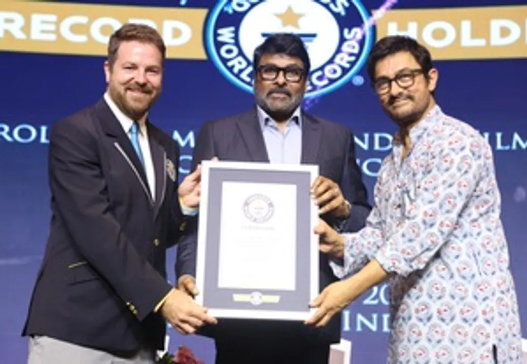  Chiranjeevi enters Guinness World Records as most prolific film star