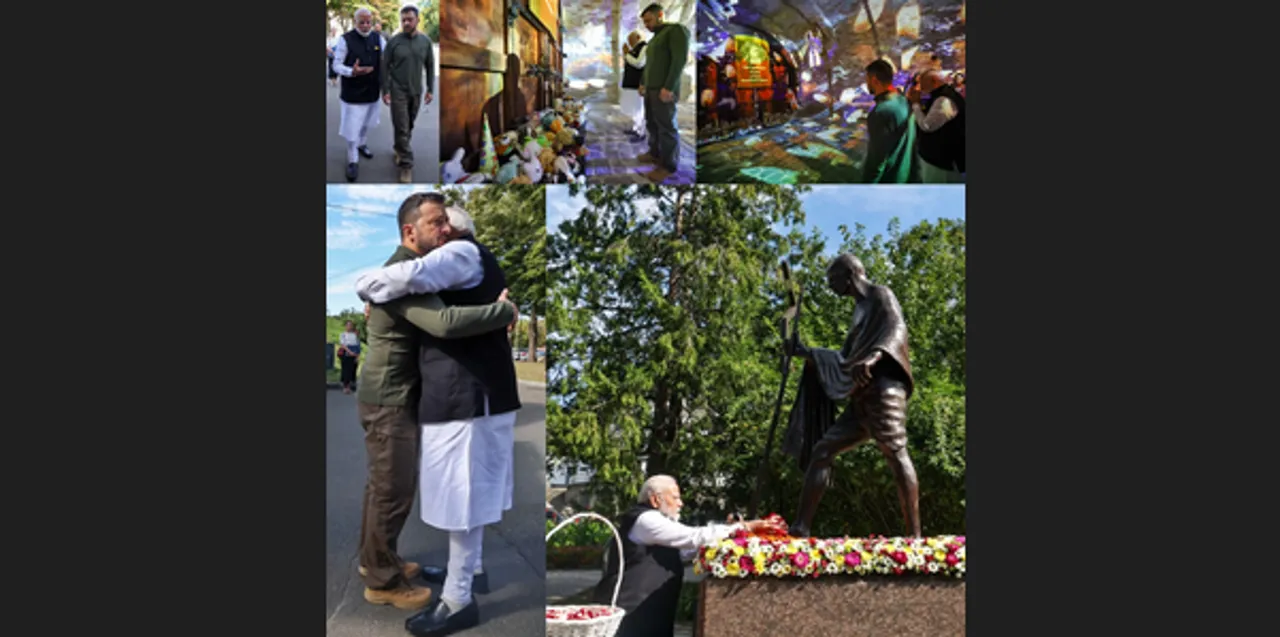 Russia-Ukraine war in focus as PM Modi and Zelensky begin discussions in Kyiv