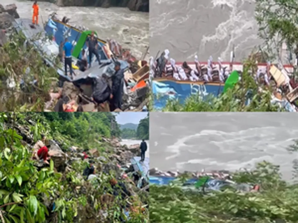  26 tourists from Maharashtra killed as bus plunges into Nepal river gorge