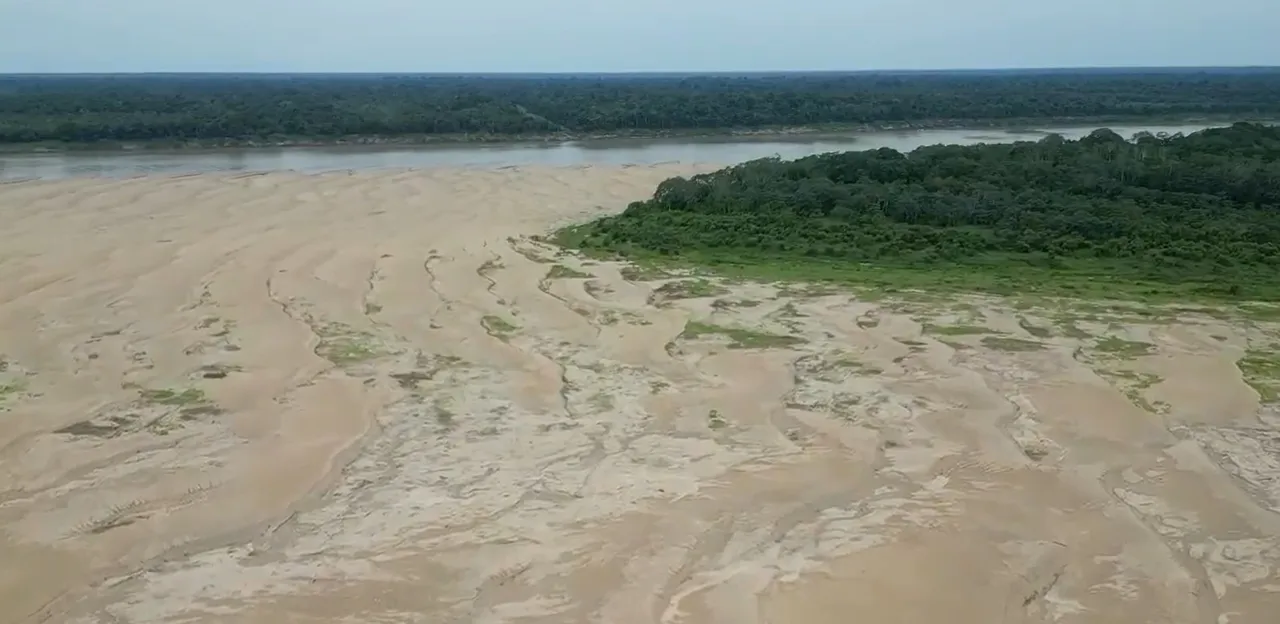  Climate change drying up rivers in Amazon basin!