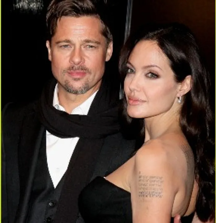  Brad Pitt- Angelina Jolie ( file pic) 