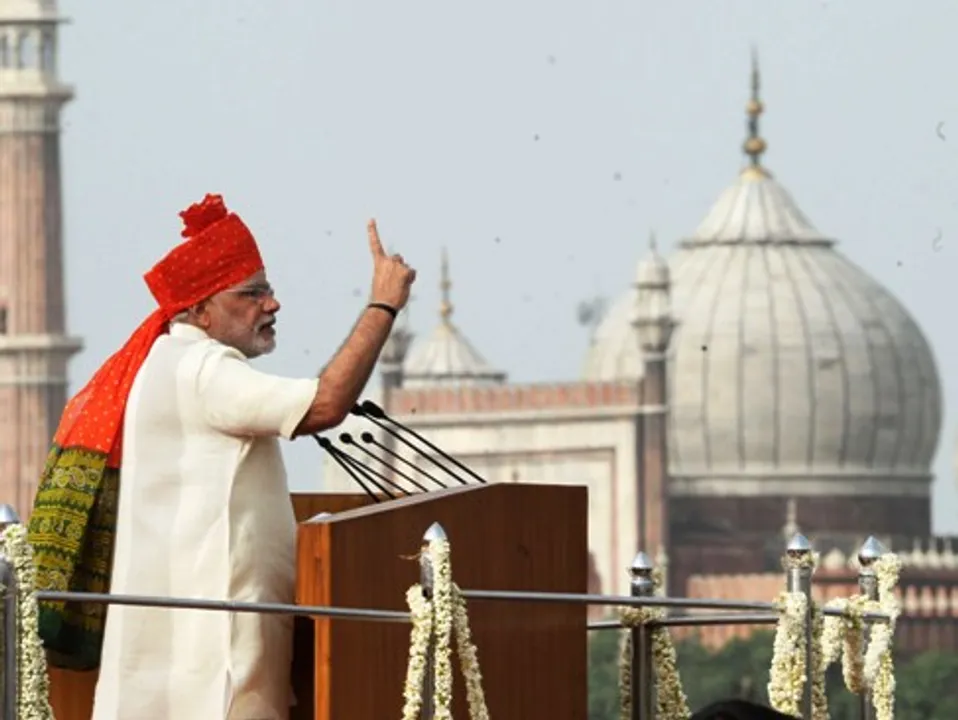  WILL SAFFRONITES HEED MODI'S I-DAY COUNSEL OF RESTRAINT ?
