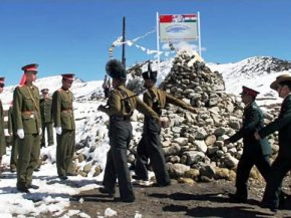  File pic of Indo-Chinese border point ( courtesy- AP) 