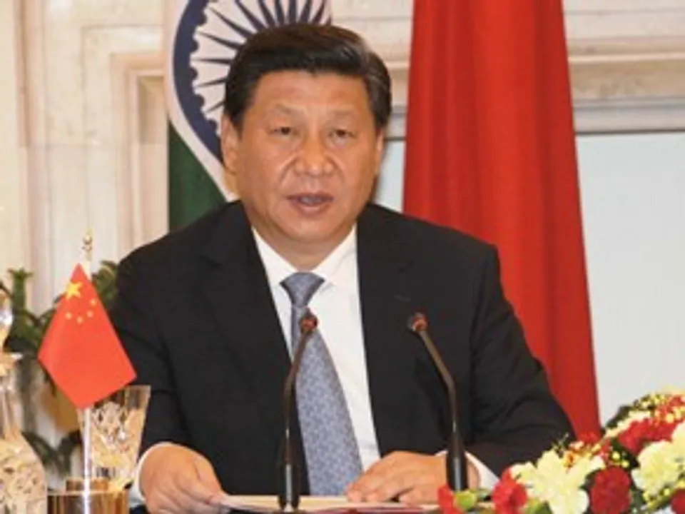  Chinese President  Xi Jinping interacting with media ( PIB) 