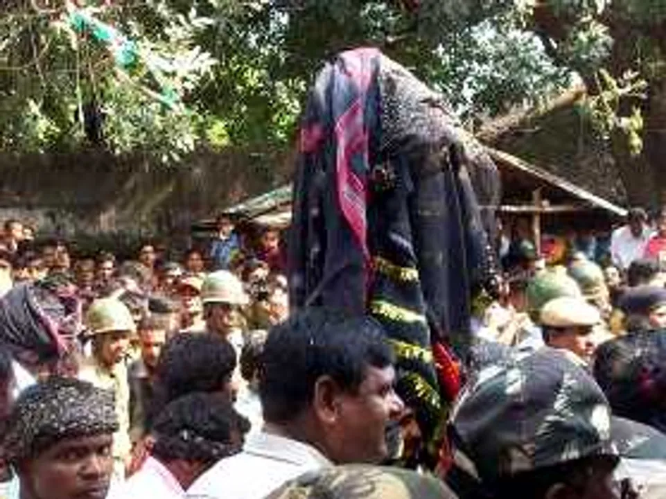  File Pic of Chhattar Yatra at Maa Manikeswari Temple 