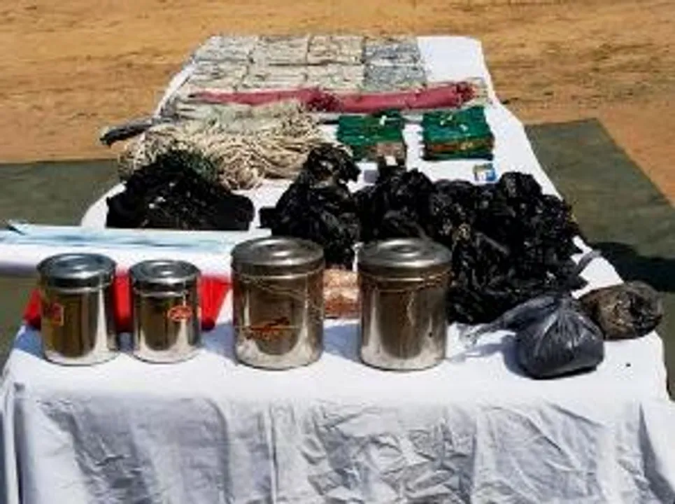  Huge cache of explosives seized in Odisha's Koraput