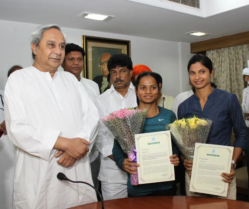  Odisha govt rewards Dutee, Shrabani with jobs
