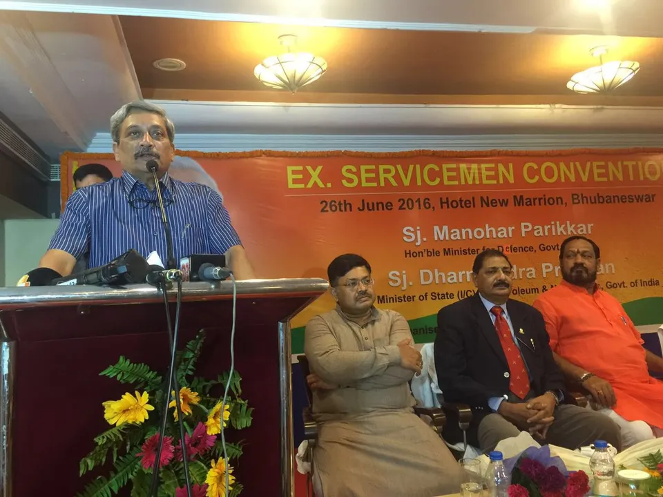  J&K attack on CRPF men an act of frustration, says Parrikar in Odisha