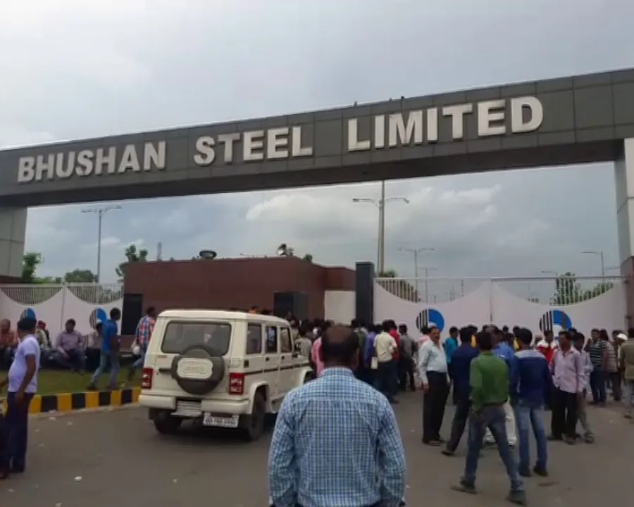  Locals lock main gate of Bhushan steel plant in Odisha