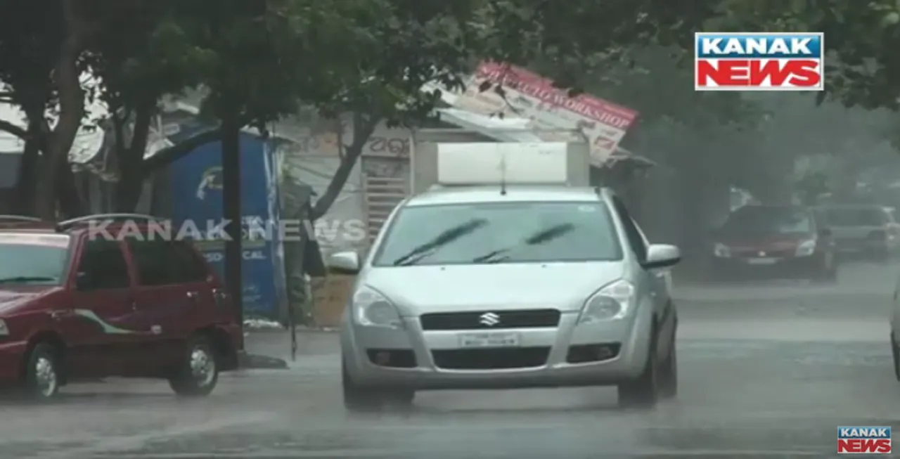  Trough line triggers rainfall across Odisha