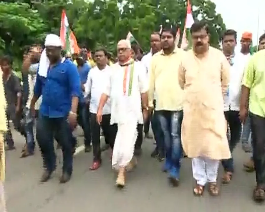  Congress observes Odisha shutdown over Mahanadi river dispute
