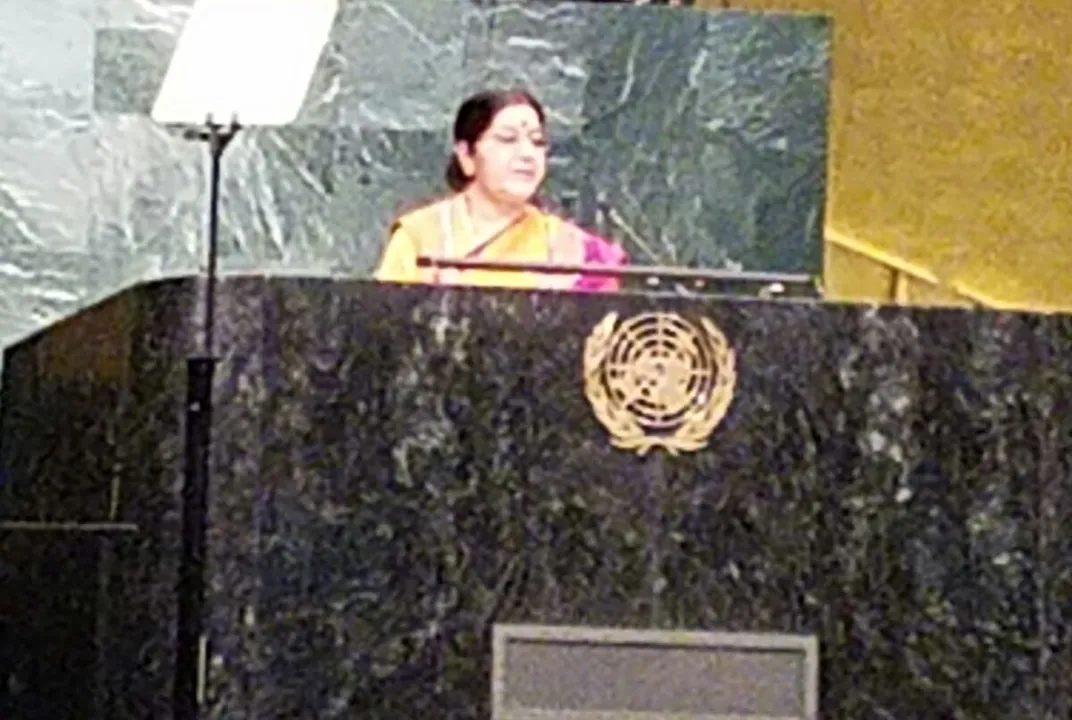  Sushma's UN speech a 'litany of falsehoods': Pakistan