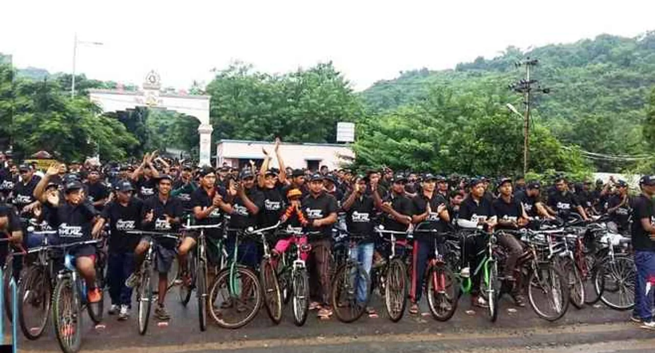  Cyclists go the extra mile in Odisha capital for a cause