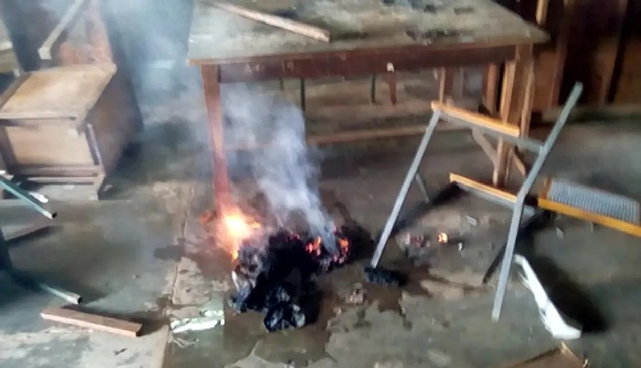  Campus violence in Anandpur College 