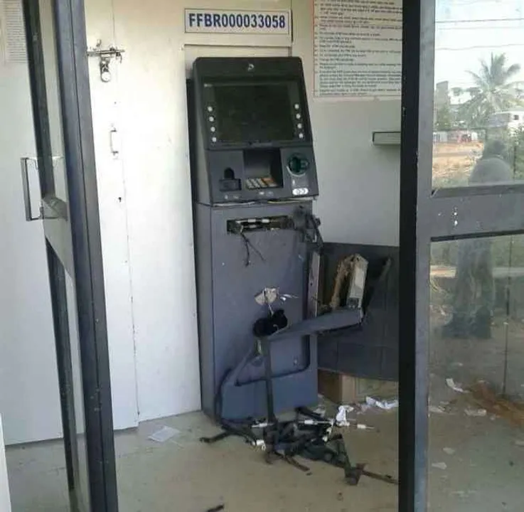  Bid to loot cash from ATM fails in Odisha