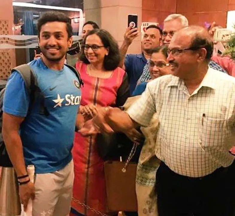  Cricket was in his blood from age 10: Karun Nair's parents