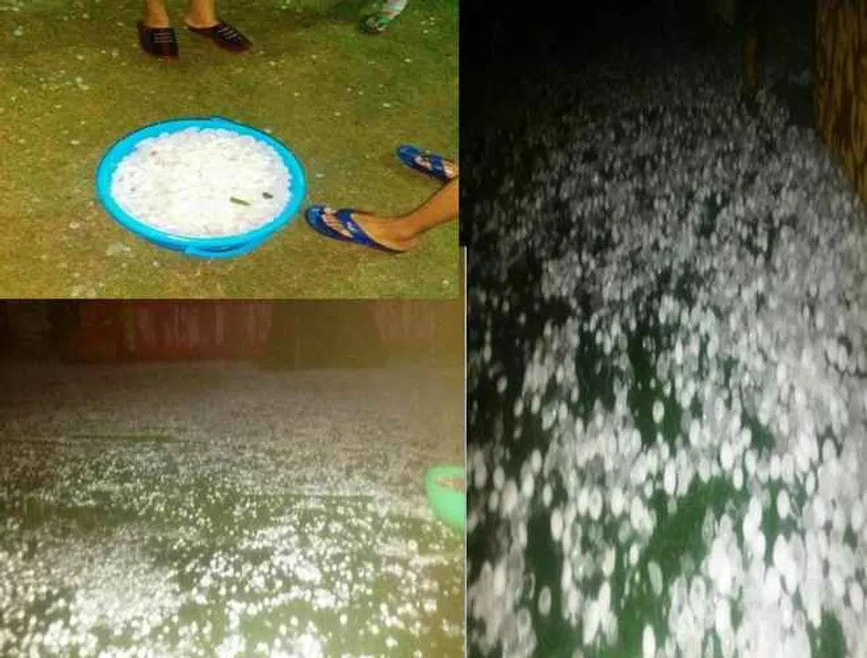  Hailstorm throws life out of gear in Odisha’s Jharsuguda
