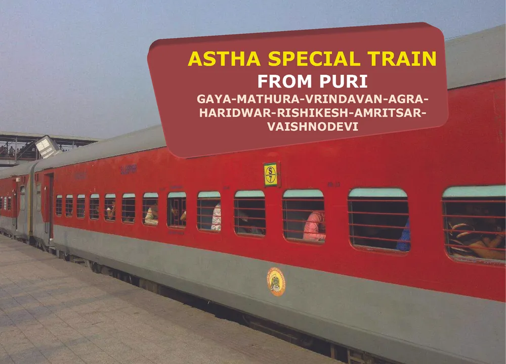  Railways to introduce religious tourist train from Odisha’s Puri