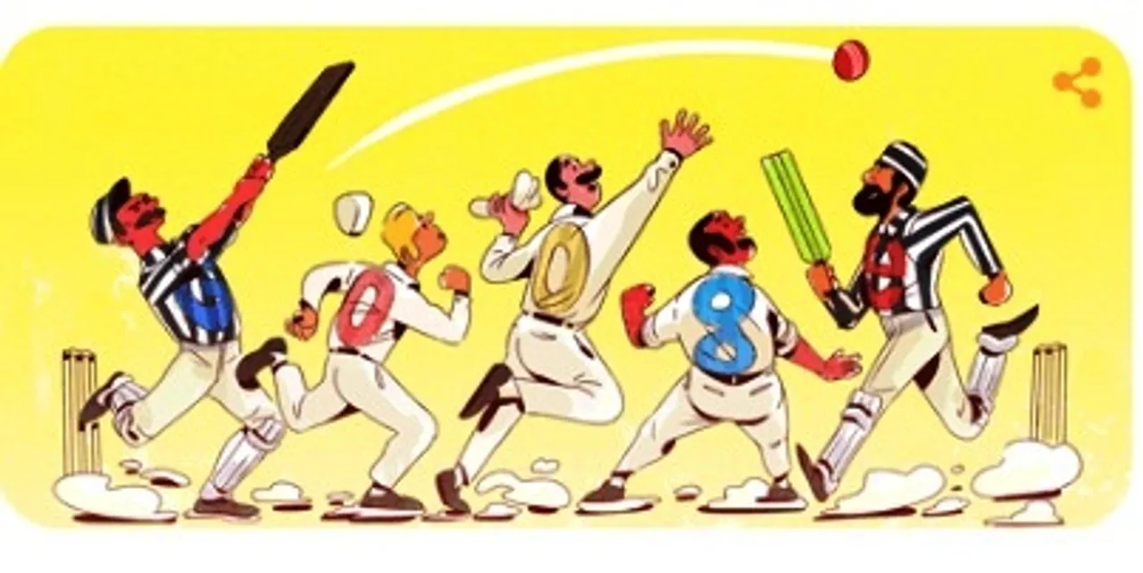  Google Doodle celebrates 140 years of Test cricket