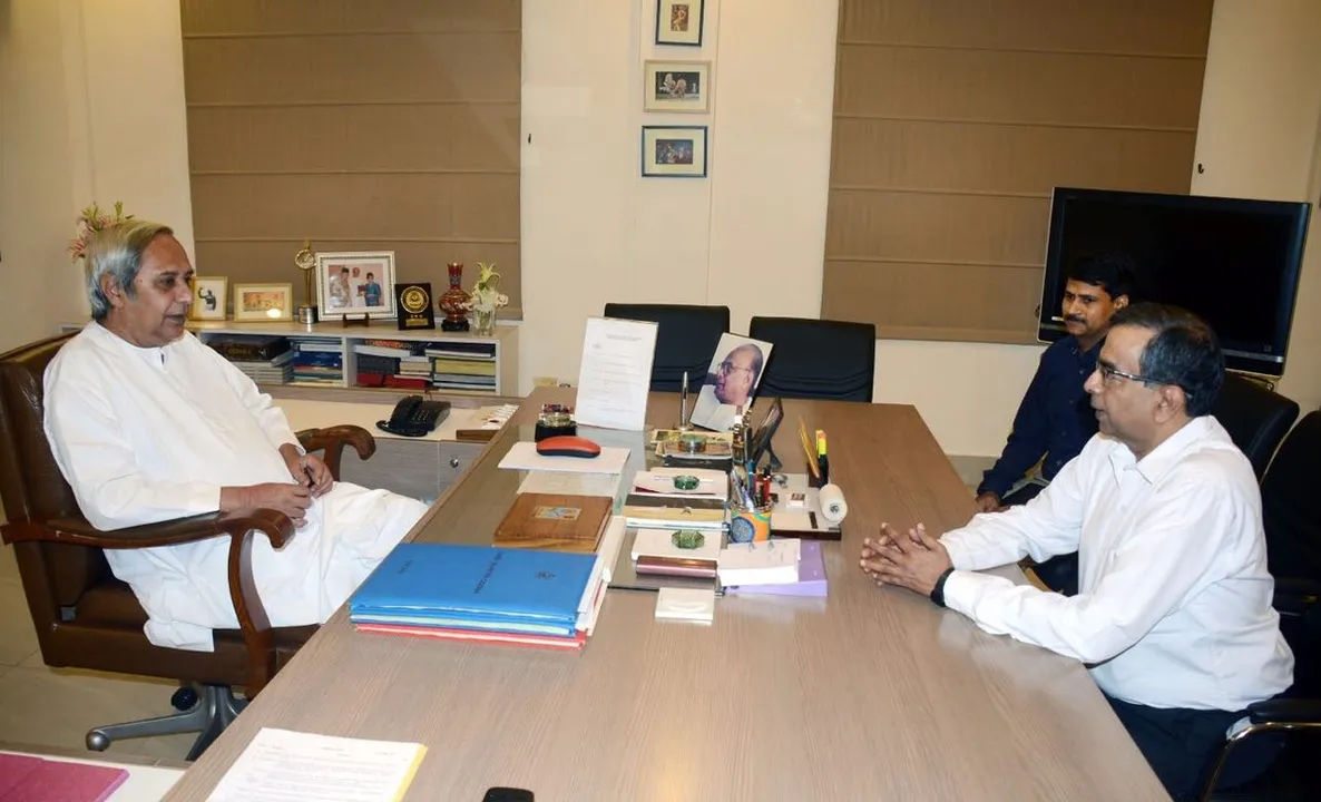  Newly-appointed Healthcare adviser Reddy meets Odisha CM